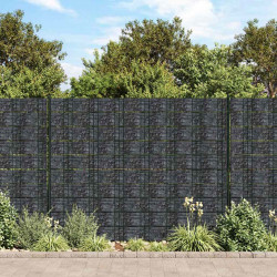 Osłona na ogrodzenie ogrodowe, PVC, 70x0,19 m, szara