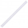 Osłony na ogrodzenie, 4 szt., PVC, 35x0,19 m, szare