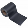 Osłony na ogrodzenie, 4 szt., PVC, 35x0,19 m, ciemnoszare, mat