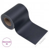 Osłony na ogrodzenie, 4 szt., PVC, 35x0,19 m, ciemnoszare, mat