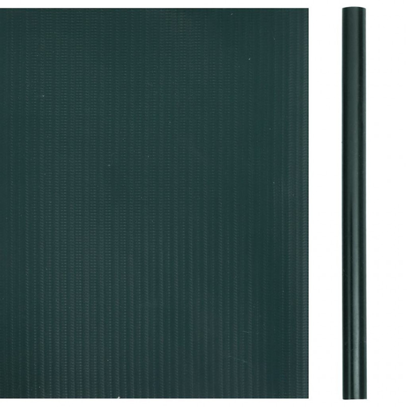 Osłona na ogrodzenie ogrodowe, PVC, 35x0,19 m, zielona, mat