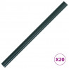 Osłona na ogrodzenie ogrodowe, PVC, 35x0,19 m, zielona, mat