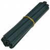 Osłony na ogrodzenie, 4 szt., PVC, 35x0,19 m, zielone, mat