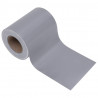 Osłony na ogrodzenie, 4 szt., PVC, 35x0,19 m, jasnoszare, mat