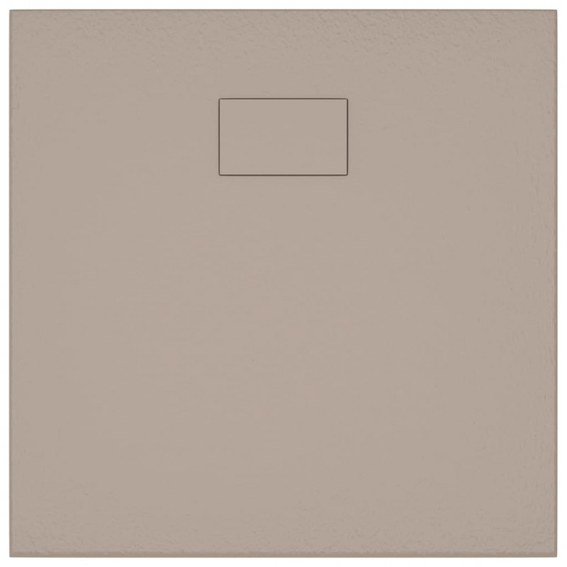 Brodzik prysznicowy, SMC, brązowy, 80 x 80 cm