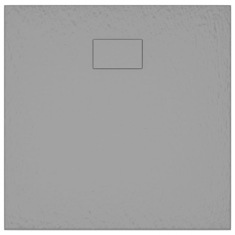 Brodzik prysznicowy, SMC, szary, 90 x 80 cm