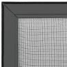 Rozsuwana moskitiera okienna, antracytowa, (75-143)x50 cm