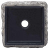 Umywalka, czarna, 30 x 30 x 13 cm, marmurowa