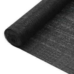 Siatka cieniująca, czarna, 2x50 m, HDPE, 75 g/m²