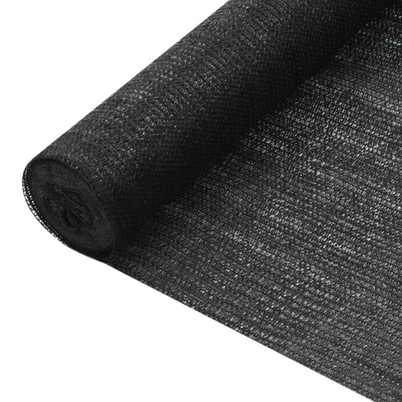 Siatka cieniująca, czarna, 2x50 m, HDPE, 75 g/m²