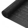Siatka cieniująca, czarna, 2x50 m, HDPE, 75 g/m²
