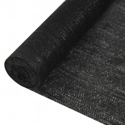 Siatka cieniująca, czarna, 1,8x25 m, HDPE, 150 g/m²