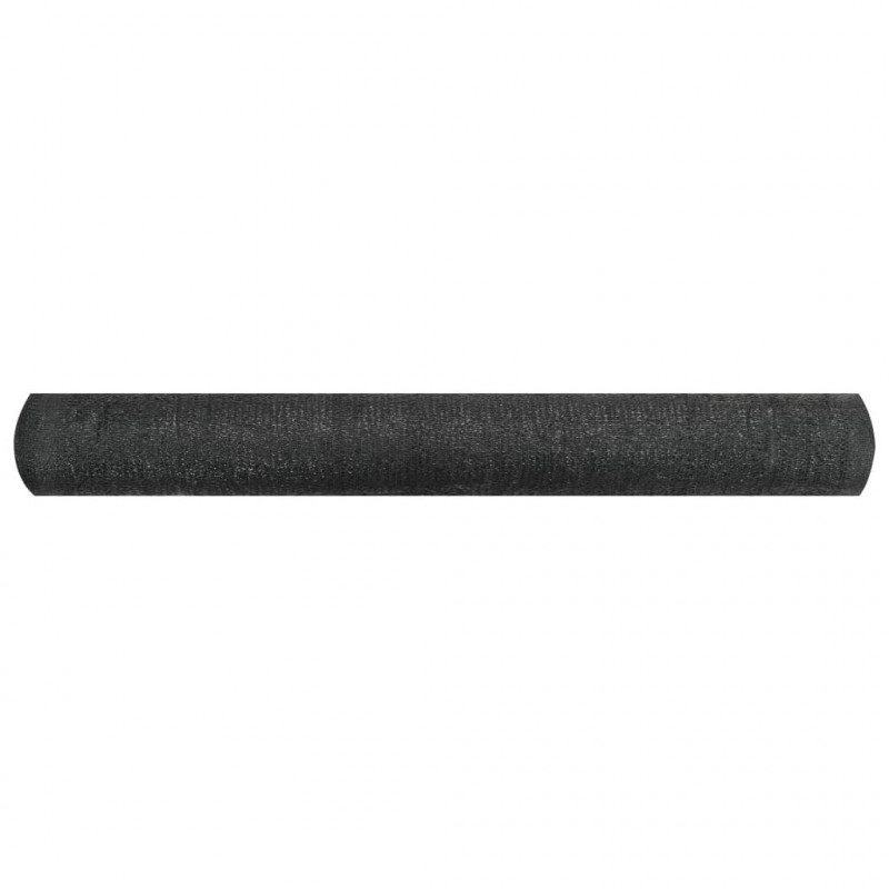 Siatka cieniująca, czarna, 1x25 m, HDPE, 195 g/m²