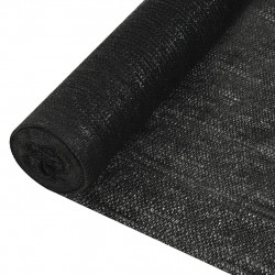 Siatka cieniująca, czarna, 1,2x50 m, HDPE, 195 g/m²