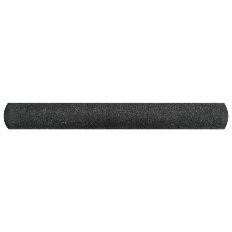 Siatka cieniująca, czarna, 1,2x50 m, HDPE, 195 g/m²