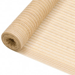 Siatka cieniująca, beżowa, 1x25 m, HDPE, 195 g/m²