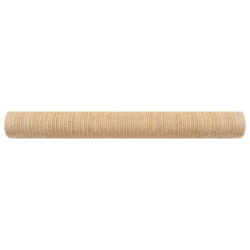 Siatka cieniująca, beżowa, 2x25 m, HDPE, 195 g/m²