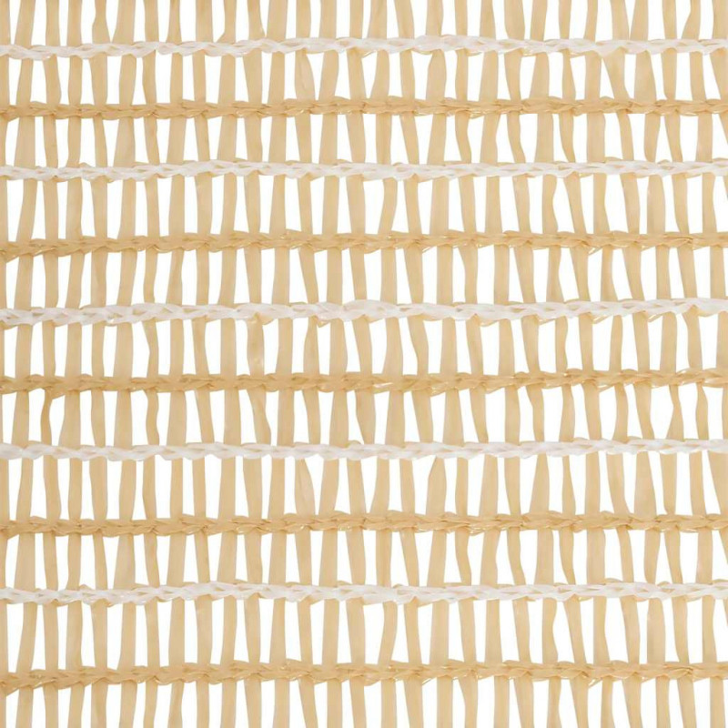 Siatka cieniująca, beżowa, 2x25 m, HDPE, 195 g/m²