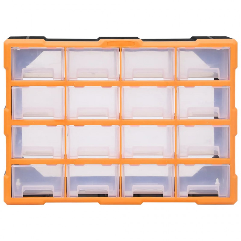 Organizer z 16 średnimi szufladkami, 52x16x37 cm