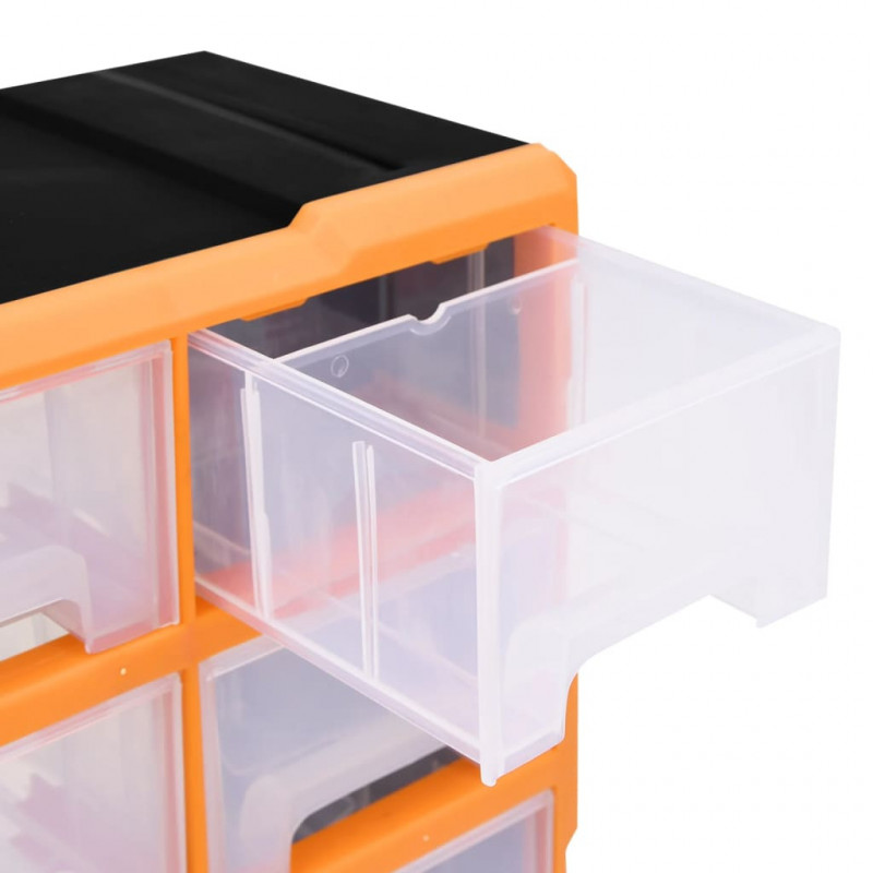Organizer z 16 średnimi szufladkami, 52x16x37 cm