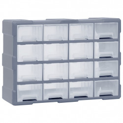 Organizer z 16 średnimi szufladkami, 52x16x37 cm