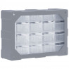 Organizer z 16 średnimi szufladkami, 52x16x37 cm