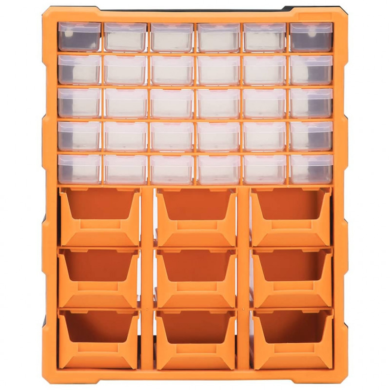 Organizer z 39 szufladkami, 38x16x47 cm