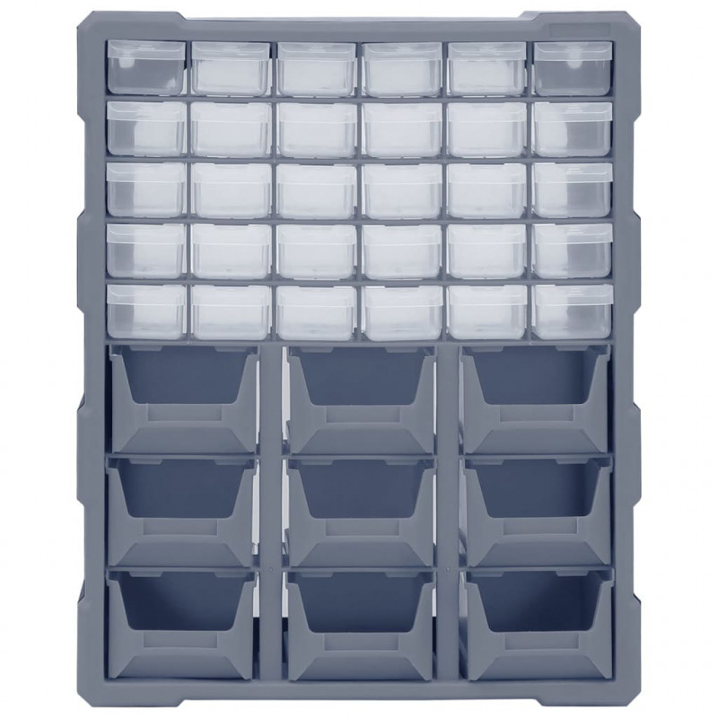 Organizer z 39 szufladkami, 38x16x47 cm