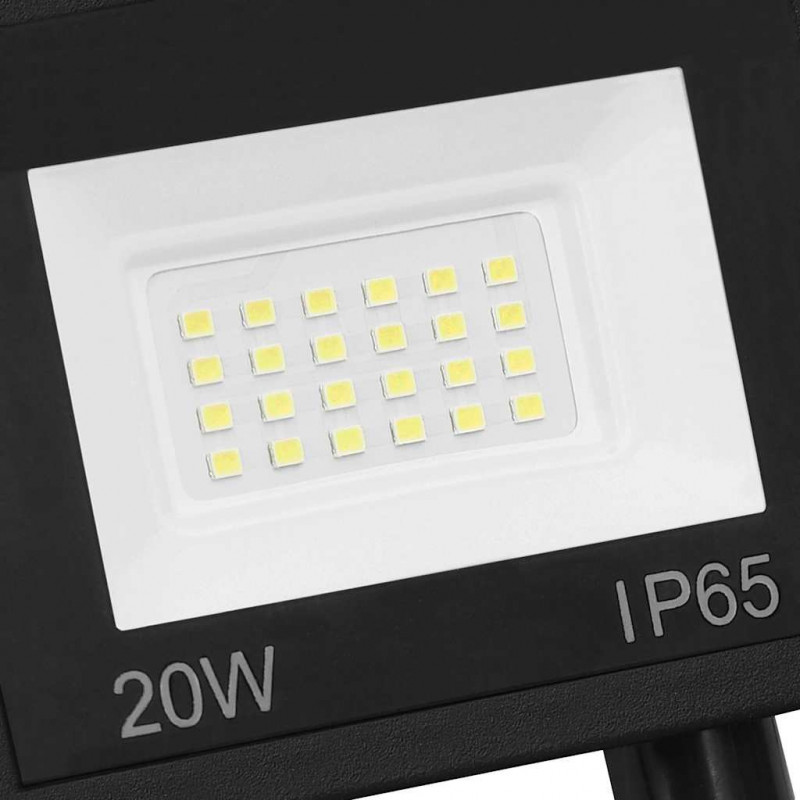 Reflektor LED z czujnikiem, 20 W, ciepłe białe światło