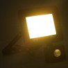 Reflektor LED z czujnikiem, 30 W, ciepłe białe światło