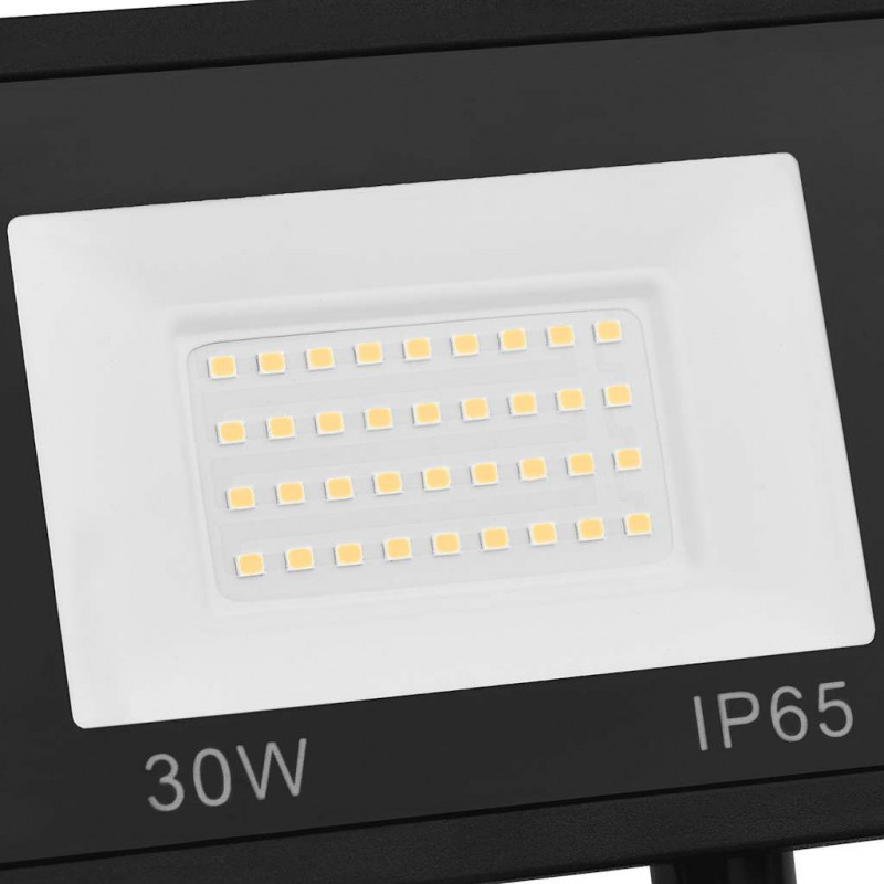 Reflektor LED z czujnikiem, 30 W, ciepłe białe światło