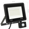 Reflektor LED z czujnikiem, 50 W, ciepłe białe światło