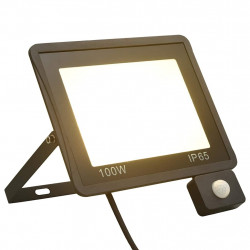 Reflektor LED z czujnikiem, 100 W, ciepłe białe światło