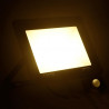 Reflektor LED z czujnikiem, 100 W, ciepłe białe światło