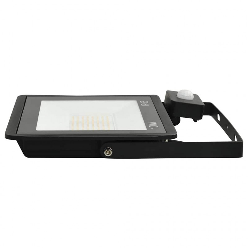 Reflektor LED z czujnikiem, 100 W, ciepłe białe światło