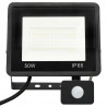 Reflektor LED z czujnikiem, 50 W, zimne białe światło