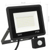 Reflektor LED z czujnikiem, 50 W, zimne białe światło