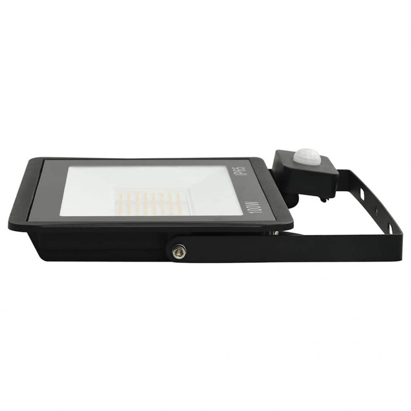 Reflektor LED z czujnikiem, 100 W, zimne białe światło