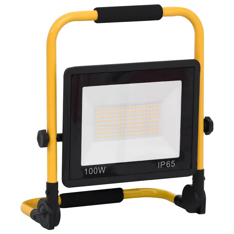 Reflektor LED z uchwytem, 100 W, zimne białe światło