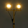 Reflektor LED ze stojakiem, 2x50 W, ciepłe białe światło