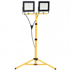 Reflektor LED ze stojakiem, 2x100 W, ciepłe białe światło