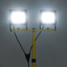 Reflektor LED ze stojakiem, 2x100 W, zimne białe światło