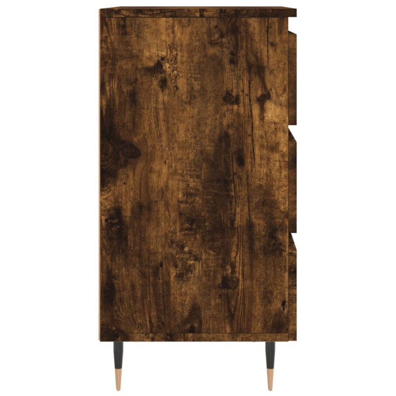 Szafka nocna, przydymiony dąb, 40x35x69 cm