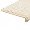 Maty na schody 10 szt. 65x21x4 cm Białe prostokątne krawędzie