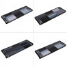 Samoprzylepne nakładki na schody 10 szt. 65x21x4cm czarno-szare