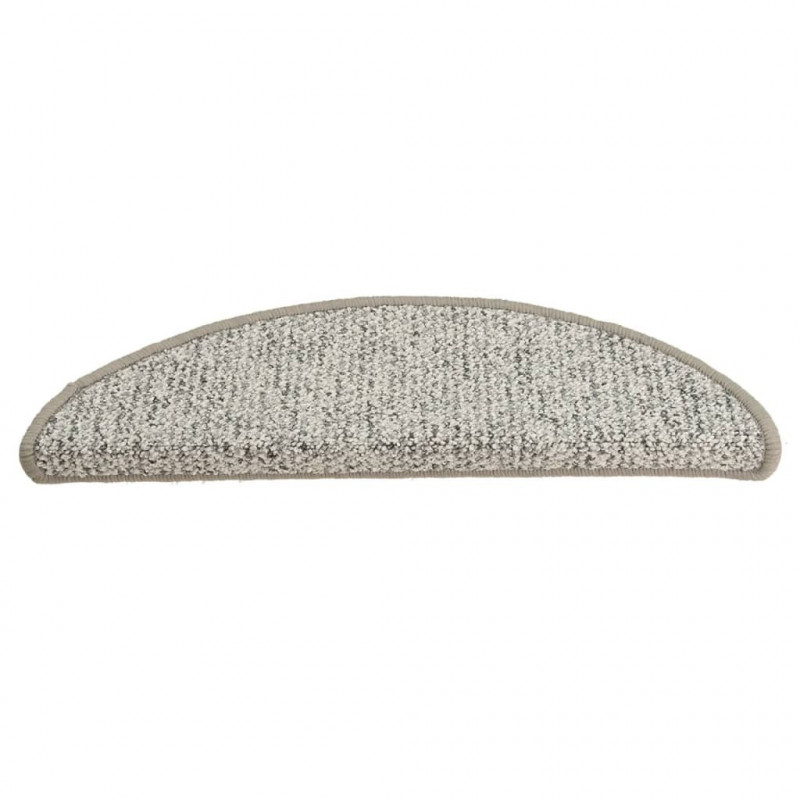 Nakładki na schody, 15 szt., jasnoszare, 56x17x3 cm