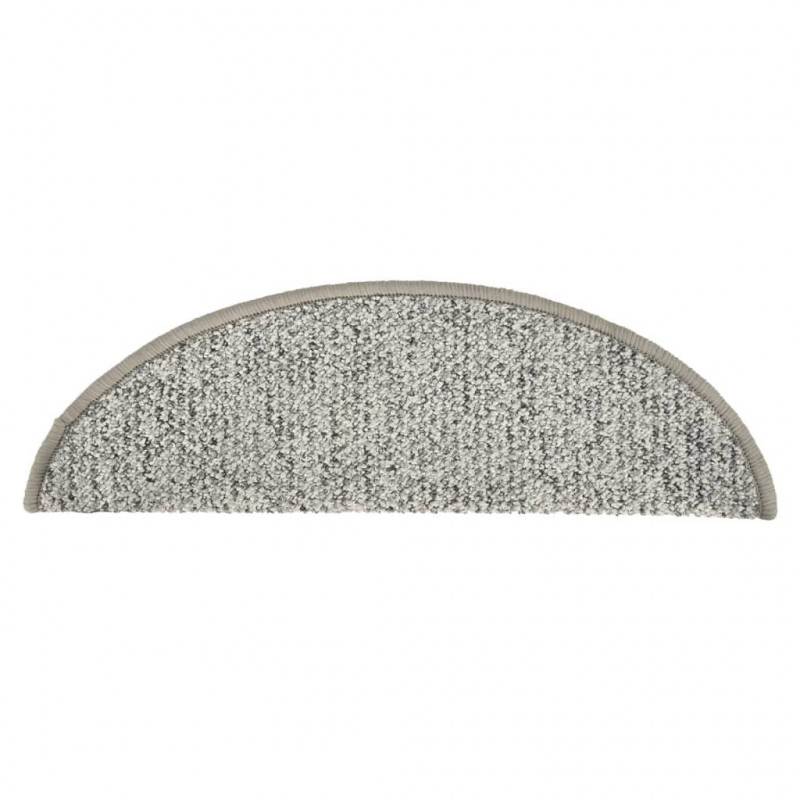 Nakładki na schody, 15 szt., jasnoszare, 56x17x3 cm