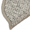 Nakładki na schody, 15 szt., jasnoszare, 56x17x3 cm
