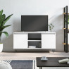 Szafka pod TV, biała, 104x35x50 cm, materiał drewnopochodny