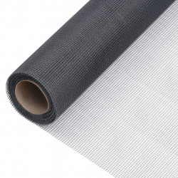 Siatka z włókna szklanego, 100 x 1000 cm, szara
